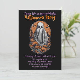 Halloween, 10 spirit, spooky, party invitation, invitation