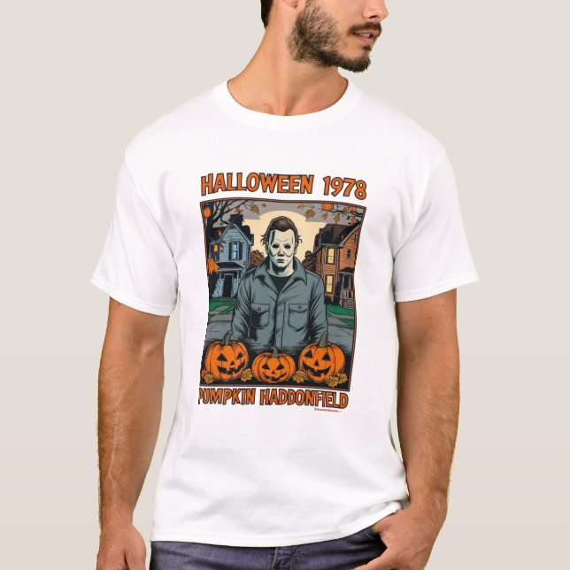 Halloween 1978 Holiday Spooky Myers  T-Shirt (Front)