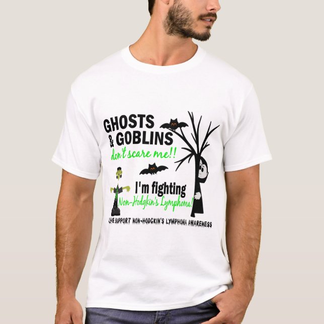Halloween 1 Non-Hodgkin's Lymphoma Warrior T-Shirt (Front)