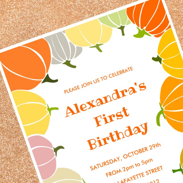 Halloween 1st birthday invitations october for kid (Halloween-1st-birthday-invitations-october-for-kids-1)