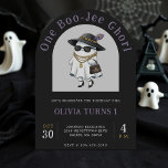 Halloween 1st Birthday Party One Boujee Ghost Invitation<br><div class="desc">Bring sass and spooky humour to your little girl's 1st milestone with this boujee ghost birthday party invitation. Perfect for kids with Halloween or October birthdays. With its playful mix of chic and spooky,  it's perfect for your little one's first trip around the sun.</div>