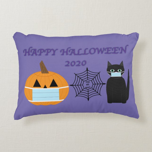 Halloween 2020 accent pillow (Front)