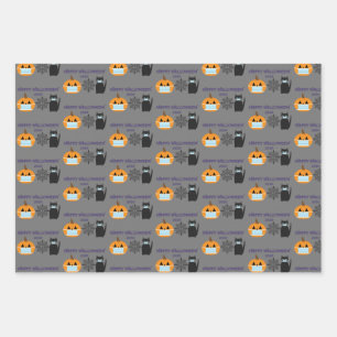 Halloween 2020 wrapping paper sheet