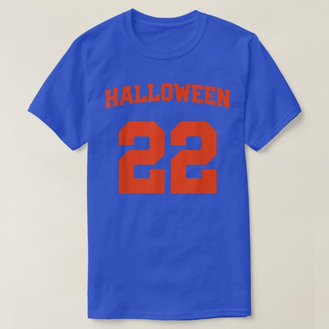 Halloween 2022 Jersey Ghouls 1183 T-Shirt (Design Front)