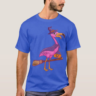Halloween 2022 Trick or Treat Flamingo Witch Witch T-Shirt