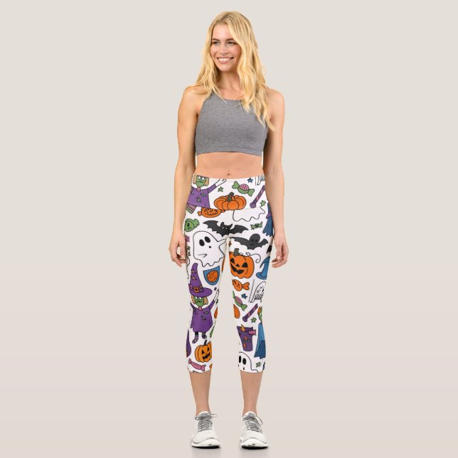 Halloween 2024 capri leggings (Front)