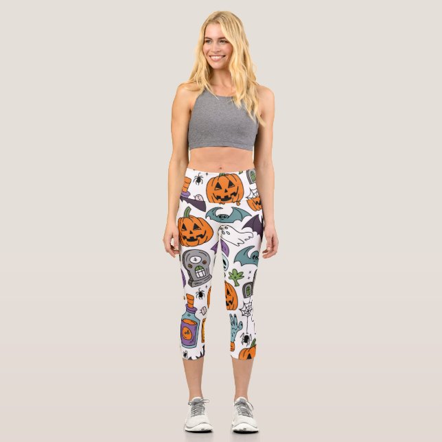 Halloween 2024 capri leggings (Front)