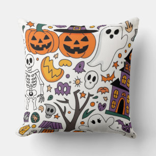 Halloween 2024 throw pillow