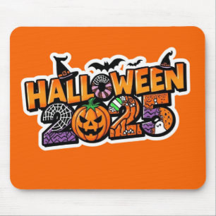 Halloween 2025 Magic – Festive Pumpkin Mouse Pad