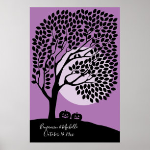 Halloween - 250 Signature Guest Book Alternative