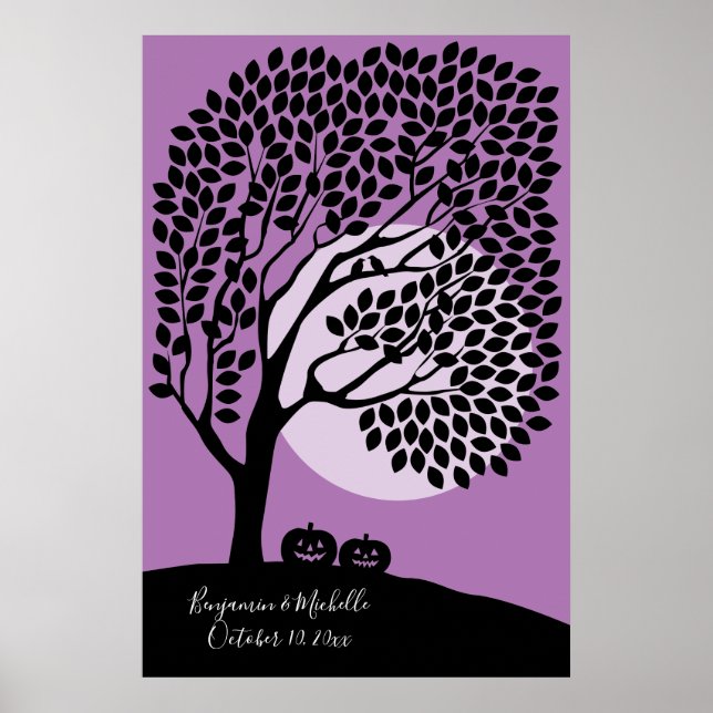 Halloween - 250 Signature Guest Book Alternative (Front)