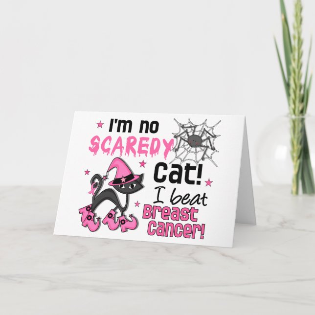 Halloween 2 Breast Cancer Survivor Card (Front)