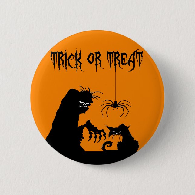 Halloween 2 Inch Round Button (Front)