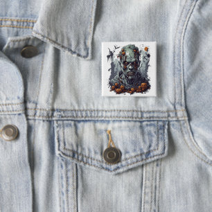 Halloween 2 Inch Square Button
