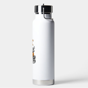 Halloween 31st October Typography Shirt Design_1 Water Bottle