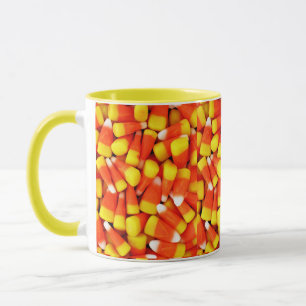 HALLOWEEN 3 D CANDY CORN   MUG