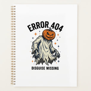Halloween 404 Costume Pumpkin Ghost Error Design_1 Planner