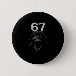 Halloween 67 Scp Horror Face Scary Costume Shirt H 2 Inch Round Button
