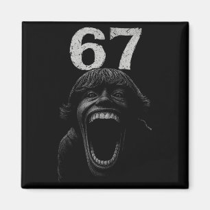 Halloween 67 Scp Horror Face Scary Costume Shirt H Magnet