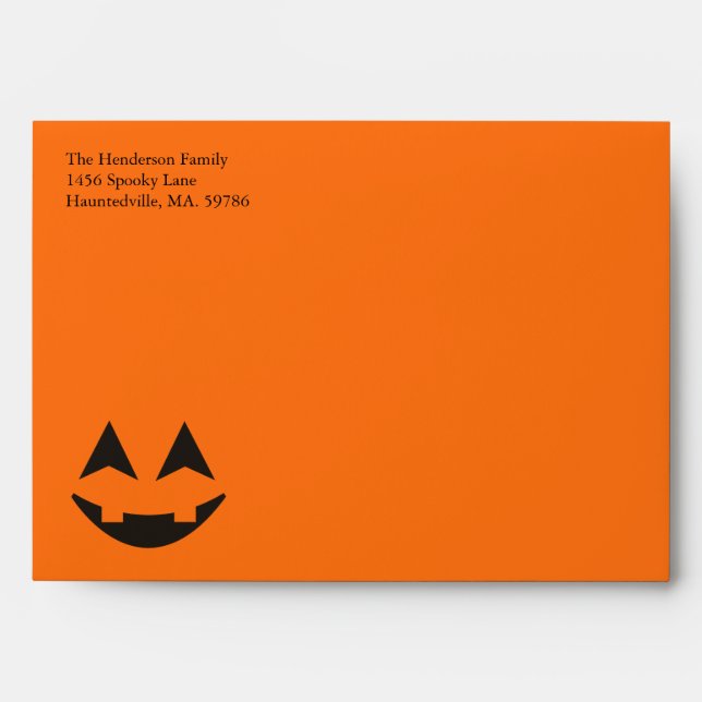 Halloween A7 Custom Envelopes (Front)