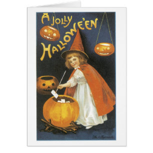 Halloween à l'ancienne, sorcière