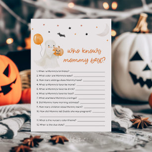 Halloween A Little Boo Who knows Mommy Best Game