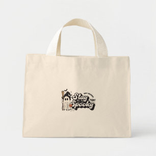 Halloween, a time for terror mini tote bag