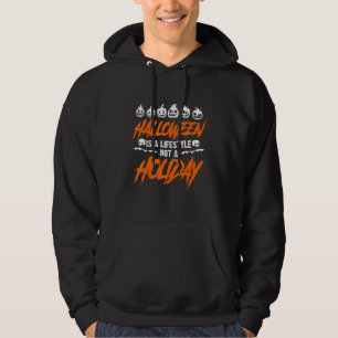 Halloween Accessories Halloween Mask Trick Or Trea Hoodie