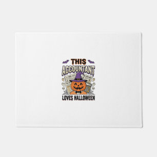 Halloween Accountant Funny Spooky Tax Season_1 Doormat