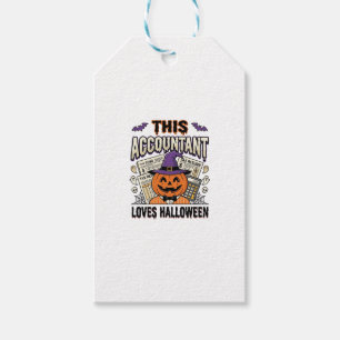Halloween Accountant Funny Spooky Tax Season_1 Gift Tags