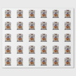 Halloween Accountant Funny Spooky Tax Season_1 Wrapping Paper