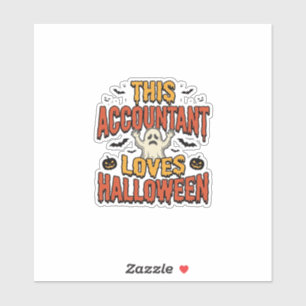 Halloween Accountant Vintage Ghost Shirt Design_1
