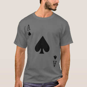 Halloween Ace of Spades Blackjack Poker Cards Matc T-Shirt
