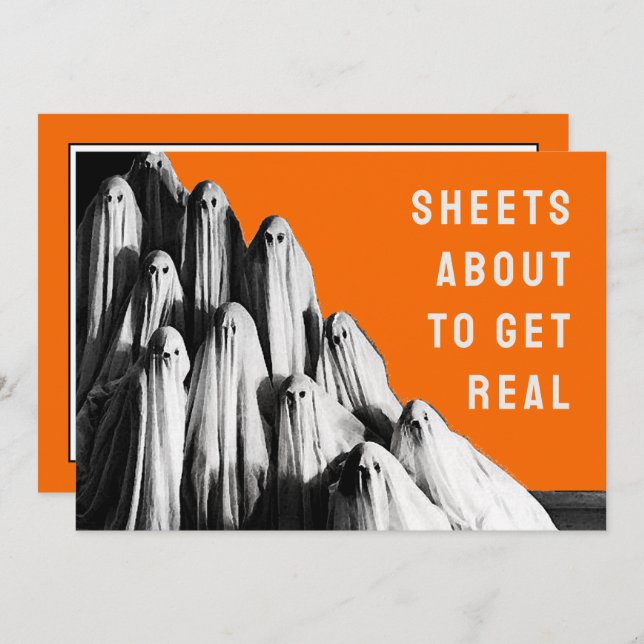 Halloween Adult Party Invitations (Front/Back)