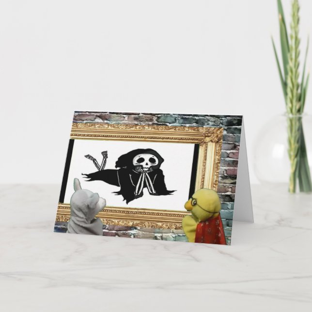 Halloween Adventure. Greeting Card (Front)