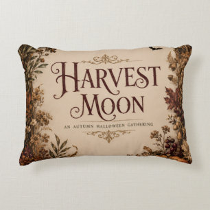 Halloween After Dark , Moody Candlelight Party Accent Pillow