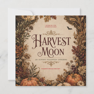Halloween After Dark , Moody Candlelight Party Invitation