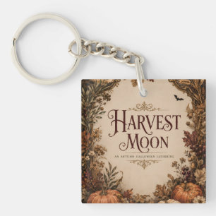 Halloween After Dark , Moody Candlelight Party Keychain
