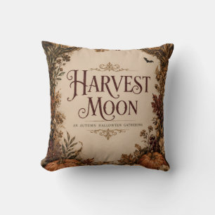 Halloween After Dark , Moody Candlelight Party Throw Pillow