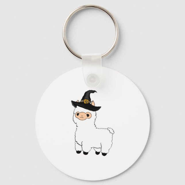 Halloween Alpaca Keychain (Front)