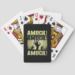 Halloween Amuck Amuck Halloween Birthday Playing Cards