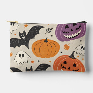 Halloween and autumn pattern accessory pouch