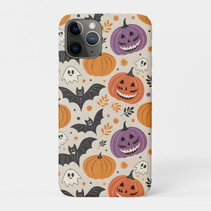 Halloween and autumn pattern iPhone 11 pro case