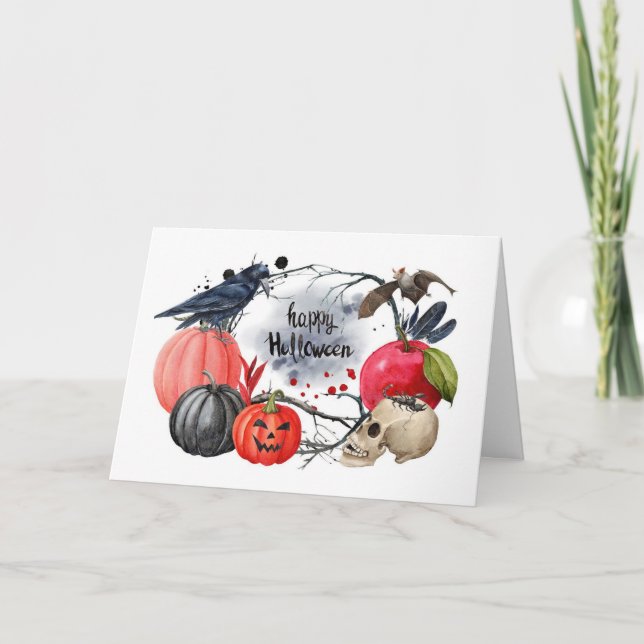 **HALLOWEEN AND AUTUMN** WHAT MORE CAN U ASK FOR CARD (Front)