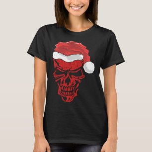 Halloween and Christmas Skull Graphic Tees Hallowe