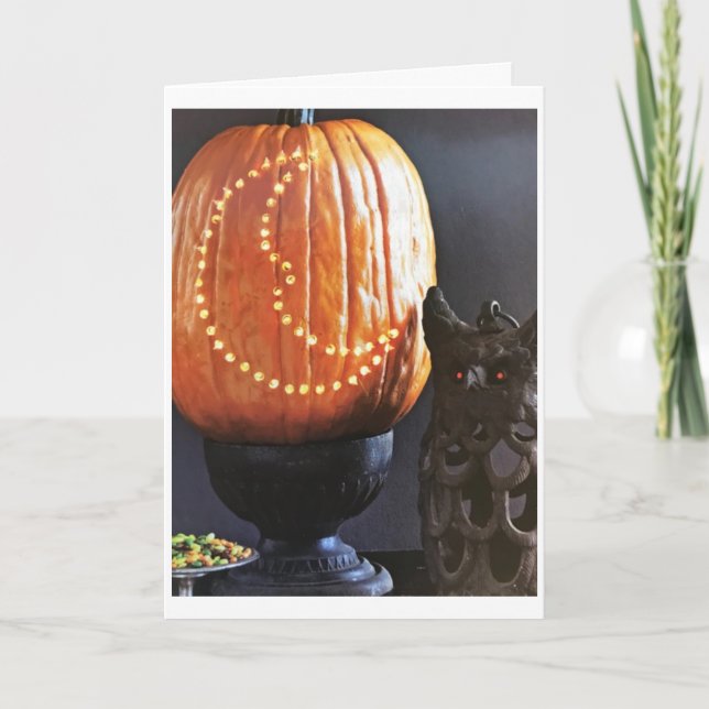 **HALLOWEEN** AND **THANKSGIVING** ALL IN ONE CARD (Front)