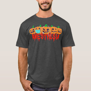 Halloween Anesthesia Pumpkins with mask and T-Shirt