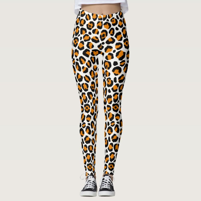 Halloween Animal Pattern  Leggings (Front)