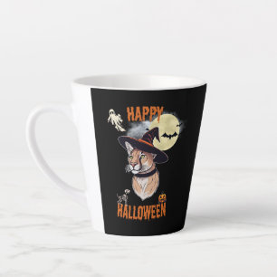 halloween animals latte mug
