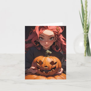 Halloween Anime B Card